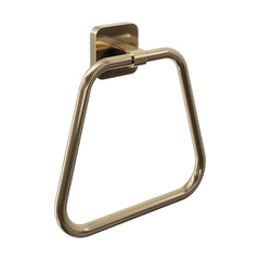 [BB201BB] Contemporary Wall Mounted Bathroom Towel Ring - Choice of Finish - Cutout