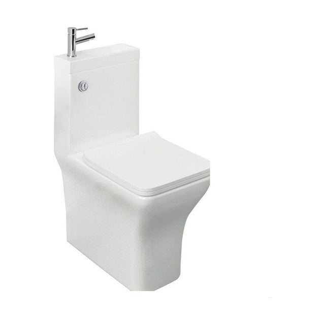 [BB23701P2SQRC] P2-X int. Sq Toilet & Bsn exc Cp Tap - Cutout