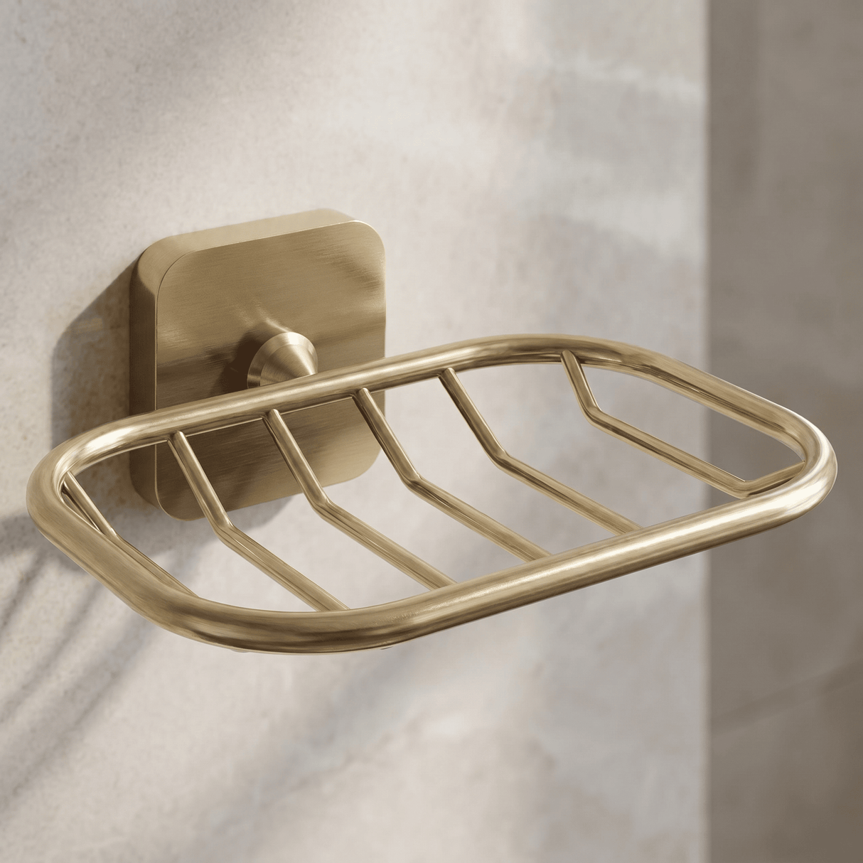 [BB701BB] Wall Mounted Bathroom Soap Holder Basket - Choice of Finish - Lifestyle 2