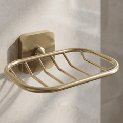 [BB701BB] Wall Mounted Bathroom Soap Holder Basket - Choice of Finish - Lifestyle 2