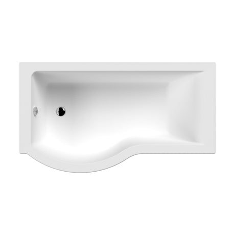 [BB7P15L] P SHAPED SHOWER BATH LH 1500x900x740x565 - Cutout