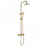 [BB9301BRS] Round Thermostatic Shower Bar Valve Kit - Brushed Brass - Cutout