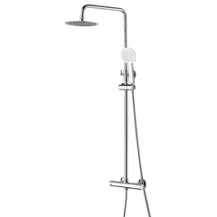 [BB9301] Round Thermostatic Shower Bar Valve Kit - Chrome - Cutout