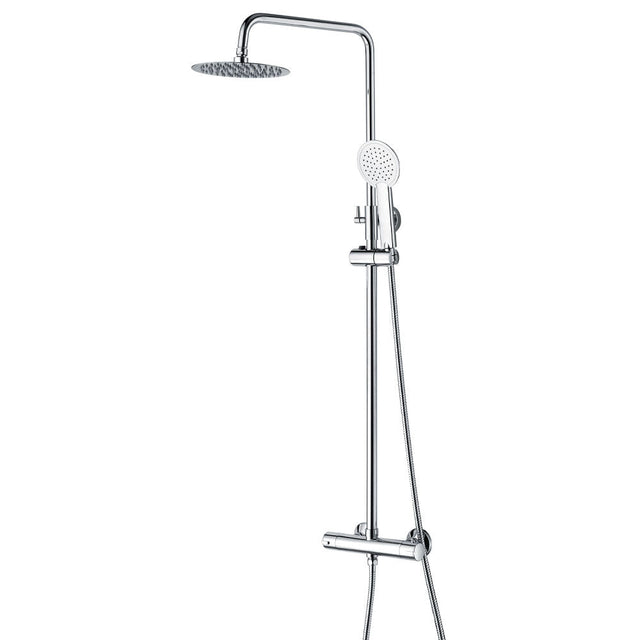 [BB9301] Round Thermostatic Shower Bar Valve Kit - Chrome - Cutout