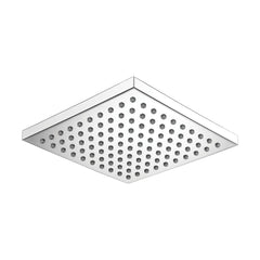 [BB9331] Balterley Modern Bathroom Fixed Square Shower Head ABS 1/2-inch BSP Inlet Connection, 200x200mm - Chrome Finish - Cutout