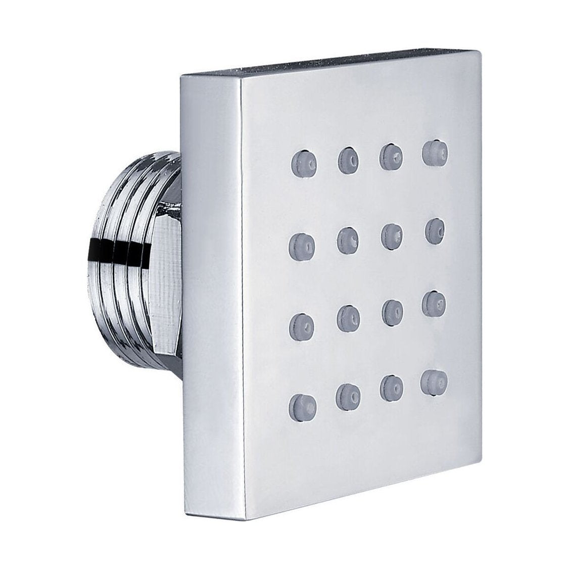 [BB9336] Modern Square Body Jet - Chrome - Cutout