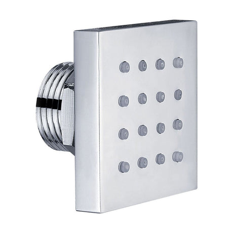 [BB9336] Modern Square Body Jet - Chrome - Cutout