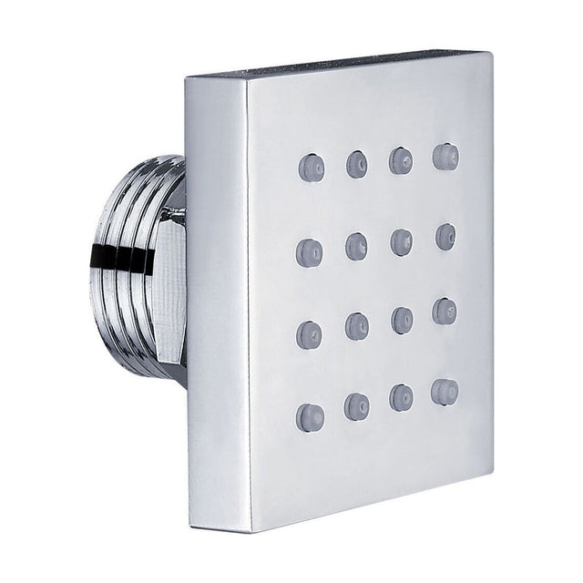 [BB9336] Modern Square Body Jet - Chrome - Cutout
