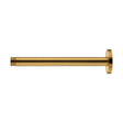 [BB9342BRS] Balterley Modern Bathroom Round Ceiling Mounted Shower Arm Durable Stainless Steel Construction, 221mm - Brushed Brass Finish - Cutout