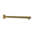 [BB9344BRS] Balterley Wall Mounted Square Shower Arm Durable Stainless Steel Construction - Brushed Brass Finish - Cutout