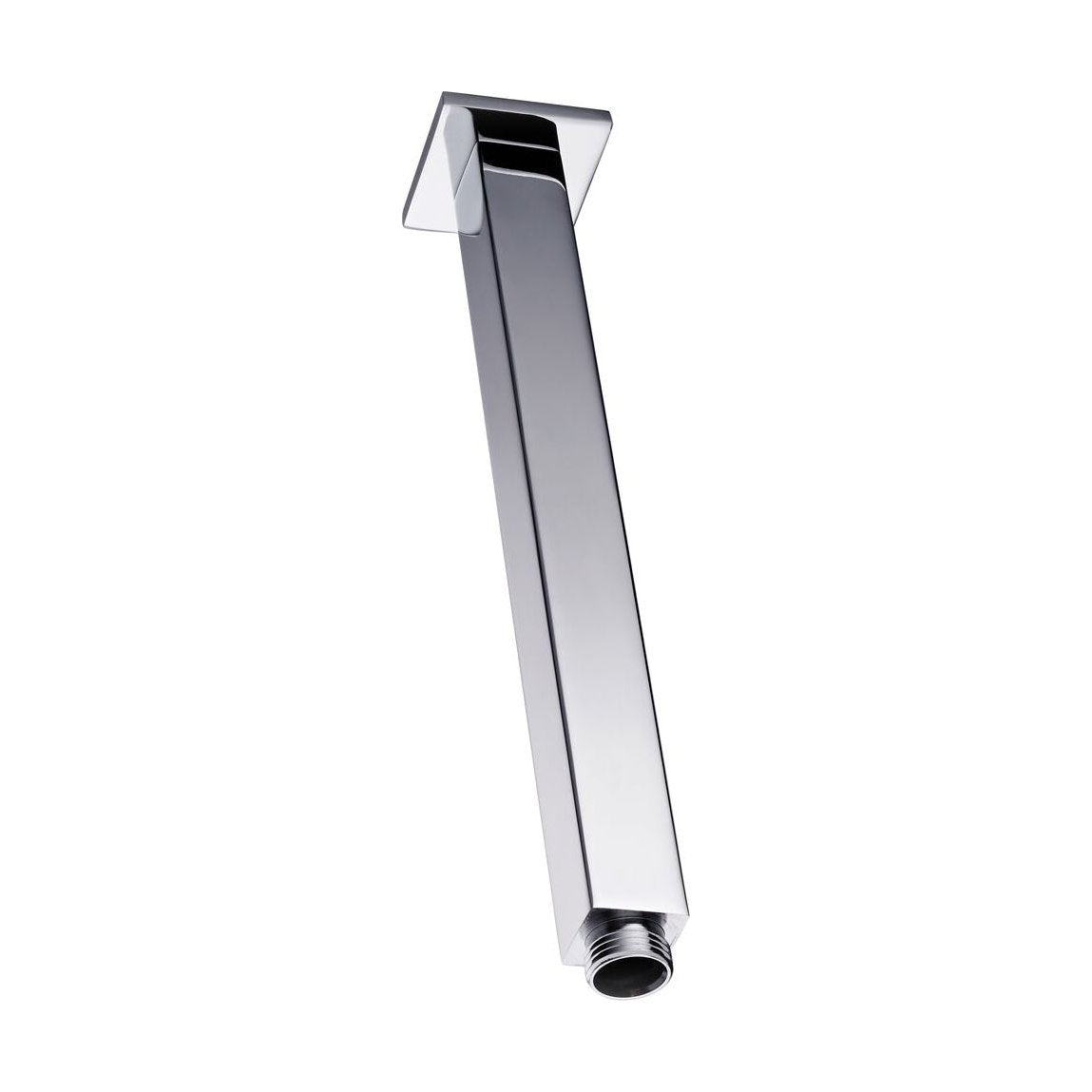 [BB9345] Balterley Modern Bathroom Long Square Ceiling Mounted Shower Arm Durable Stainless Steel Construction, 220mm - Chrome Finish - Cutout