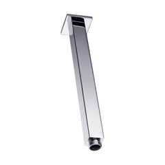[BB9345] Balterley Modern Bathroom Long Square Ceiling Mounted Shower Arm Durable Stainless Steel Construction, 220mm - Chrome Finish - Cutout