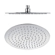 [BB9392] Modern Slimline 12” Round Fixed Shower Head - Chrome, 300mm - Cutout