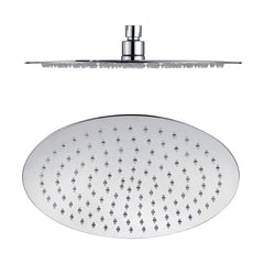 [BB9392] Modern Slimline 12” Round Fixed Shower Head - Chrome, 300mm - Cutout