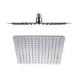 [BB9393] Balterley Deluxe Square Fixed Ultra Thin Slimline Shower Head Durable Stainless Steel Construction, 300x300mm - Chrome Finish - Cutout