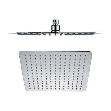[BB9393] Balterley Deluxe Square Fixed Ultra Thin Slimline Shower Head Durable Stainless Steel Construction, 300x300mm - Chrome Finish - Cutout