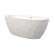 [BBA001] Balterley Parwich Freestanding Luxury Oval Double Ended Bath, 1690 x 800mm - Gloss White - Cutout