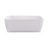 [BBB025] Balterley Goldsitch Freestanding Luxury Square Double Ended Bath, 1680 x 750mm - Gloss White - Cutout