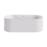 [BBB051] Balterley Wolgarston Freestanding Luxury Oval Double Ended Bath, 1640 x 750mm - Matt White - Cutout