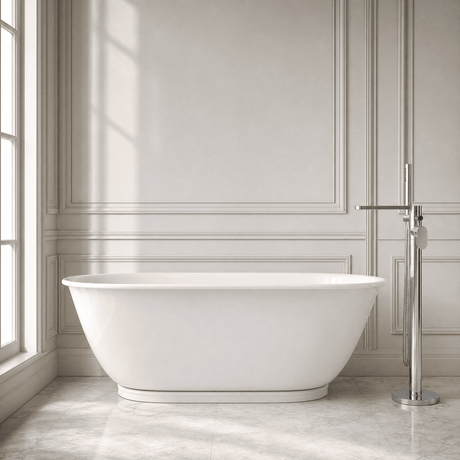 [BBB060] Bickford Modern Freestanding Bath, 1680 x 780mm, Choice of Colour - Silo