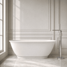 [BBB060] Bickford Modern Freestanding Bath, 1680 x 780mm, Choice of Colour - Silo
