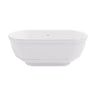[BBB061] Balterley Rushton Freestanding Luxury Oval Double Ended Bath, 1745 x 895mm - Polished White - Cutout