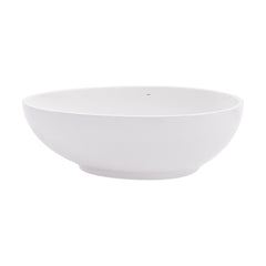 [BBB062] Balterley Rodsley Freestanding Luxury Oval Single Ended Bath, 1645 x 935mm - Polished White - Cutout