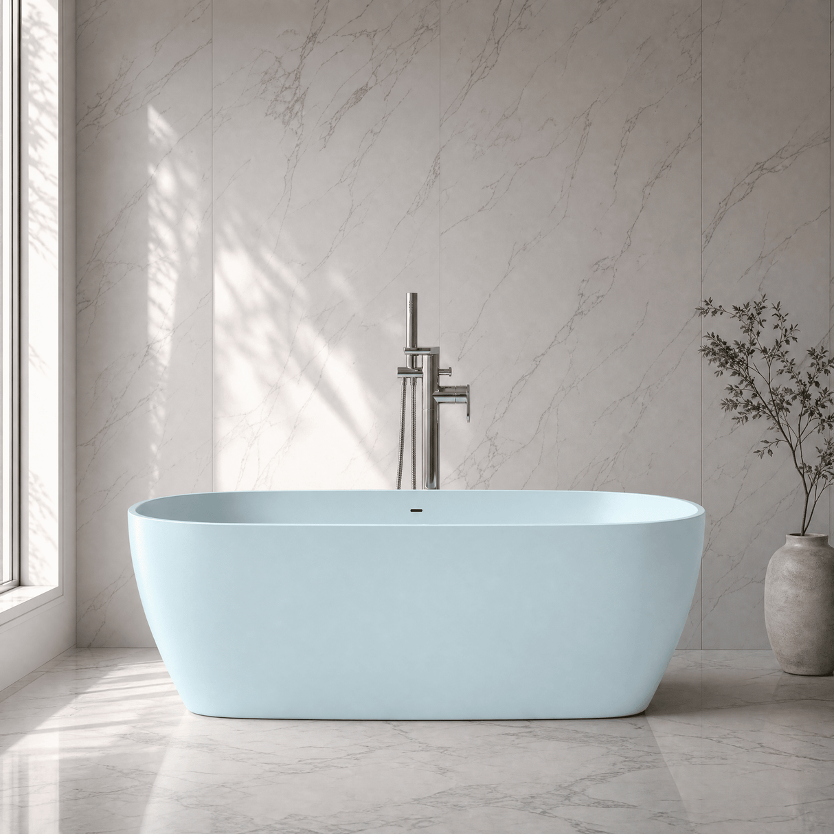 [BBB064AB] Radbourne Contemporary Freestanding Bath, 1610 x 750mm, Choice of Colour - Lifestyle 3