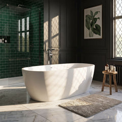 [BBB064DW] Radbourne Contemporary Freestanding Bath, 1610 x 750mm, Choice of Colour - Lifestyle 1