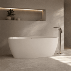 [BBB064DW] Radbourne Contemporary Freestanding Bath, 1610 x 750mm, Choice of Colour - Lifestyle 2