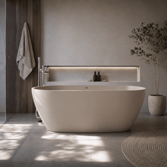 [BBB064F] Radbourne Contemporary Freestanding Bath, 1610 x 750mm, Choice of Colour - Silo