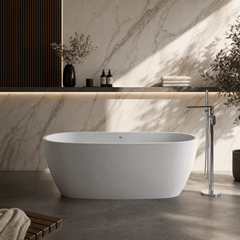 [BBB064IG] Radbourne Contemporary Freestanding Bath, 1610 x 750mm, Choice of Colour - Silo