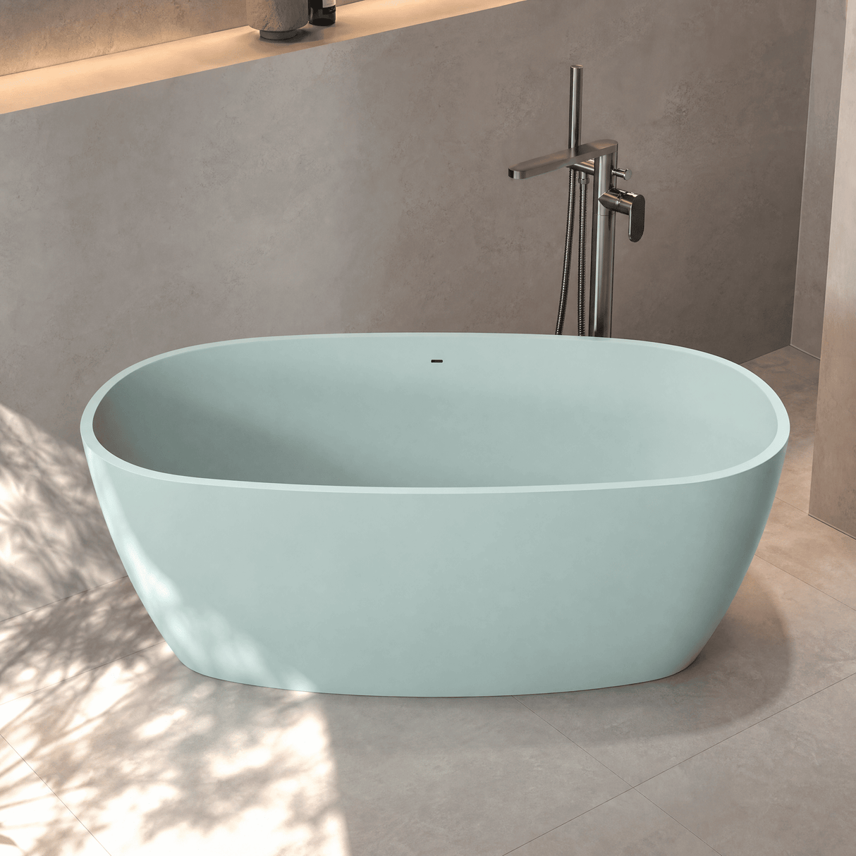 [BBB064MG] Radbourne Contemporary Freestanding Bath, 1610 x 750mm, Choice of Colour - Lifestyle 2