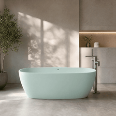 [BBB064MG] Radbourne Contemporary Freestanding Bath, 1610 x 750mm, Choice of Colour - Silo
