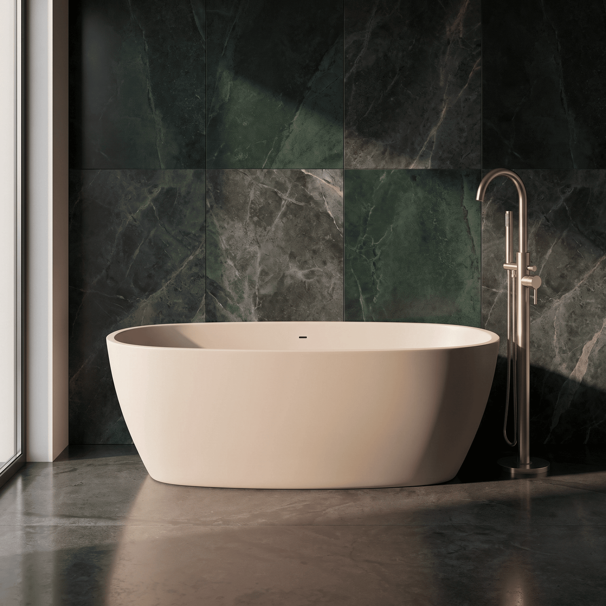 [BBB064PP] Radbourne Contemporary Freestanding Bath, 1610 x 750mm, Choice of Colour - Silo