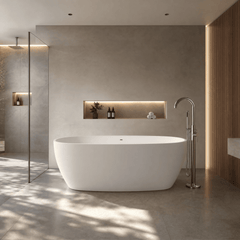 [BBB064] Radbourne Contemporary Freestanding Bath, 1610 x 750mm, Choice of Colour - Silo