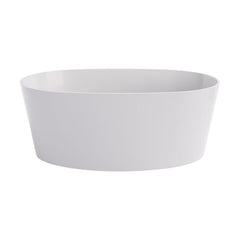[BBB072] Balterley Kingswinford Freestanding Luxury Oval Double Ended Bath, 1510 x 760mm - Matt White - Cutout