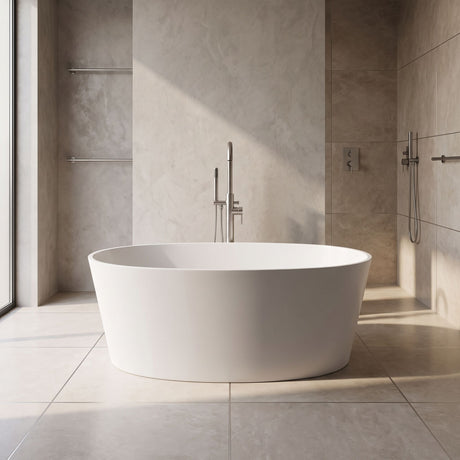 [BBB072] Kingswinford Modern Freestanding Bath, 1510 x 710mm, Choice of Colour - Silo