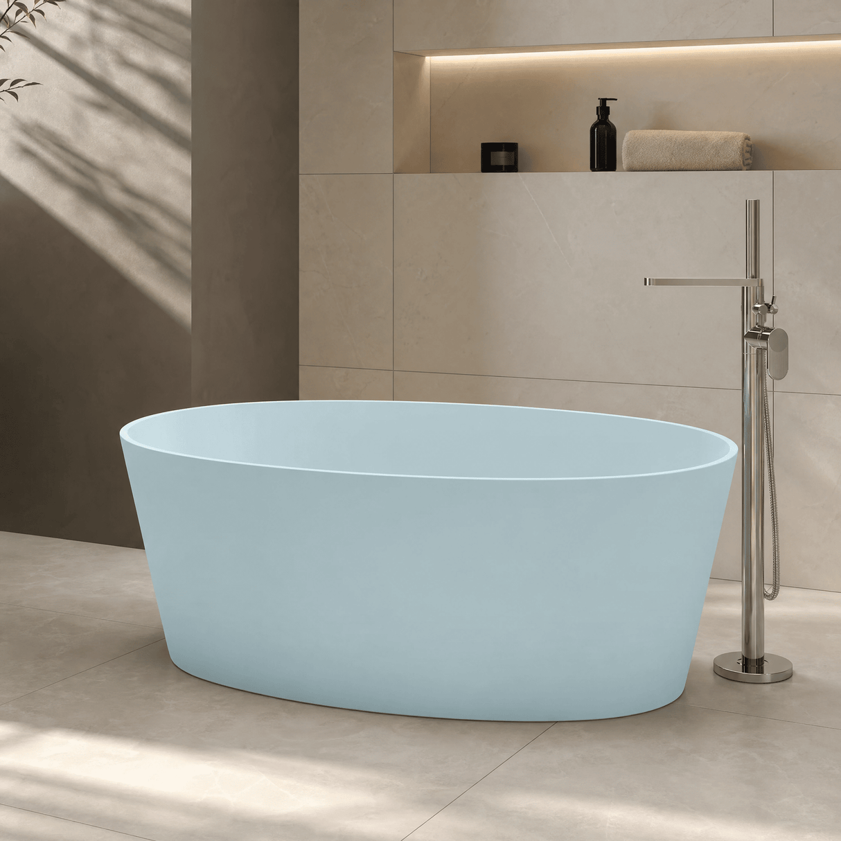 [BBB073AB] Kingswinford Modern Freestanding Bath, 1510 x 710mm, Choice of Colour - Lifestyle 1