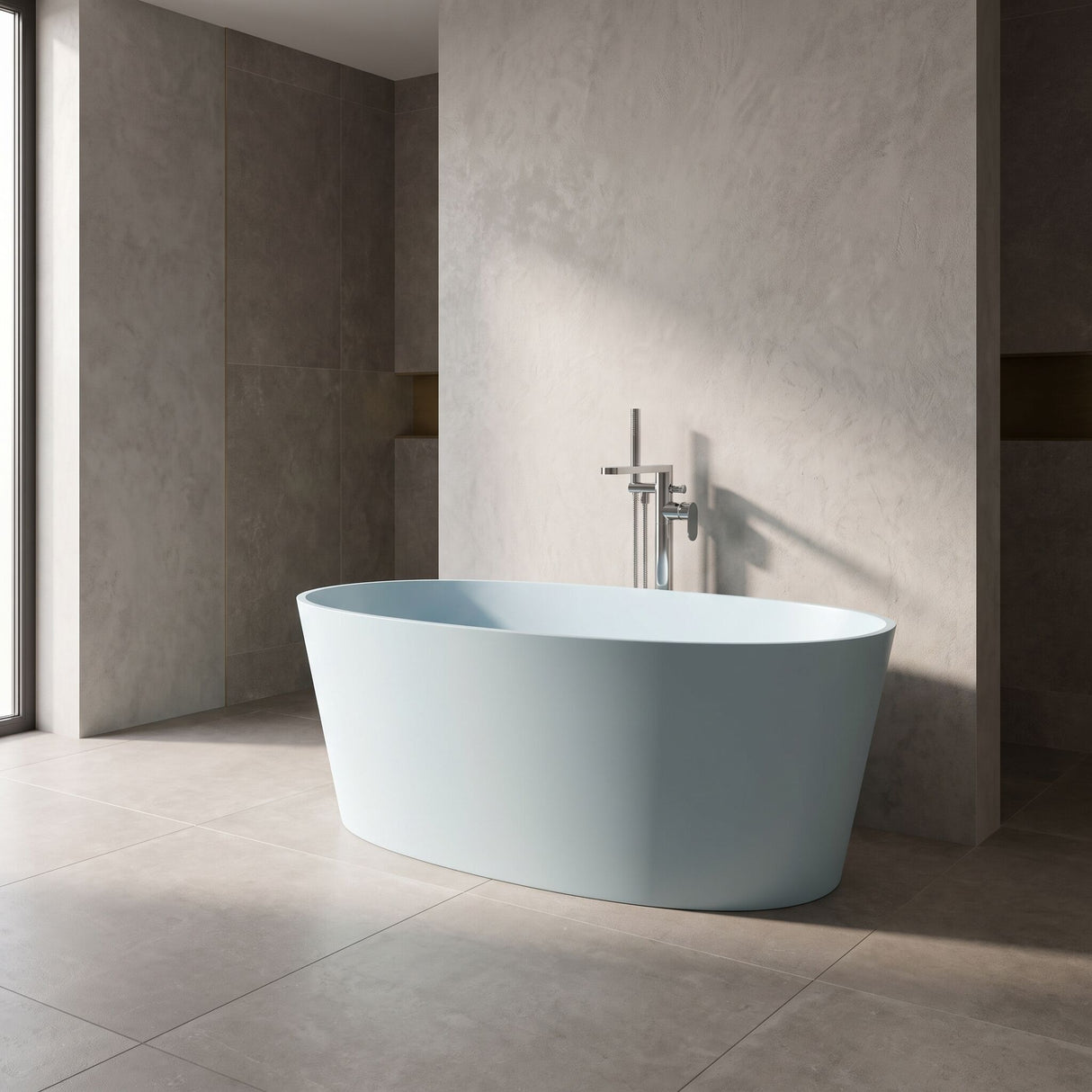 [BBB073AB] Kingswinford Modern Freestanding Bath, 1510 x 710mm, Choice of Colour - Lifestyle 3