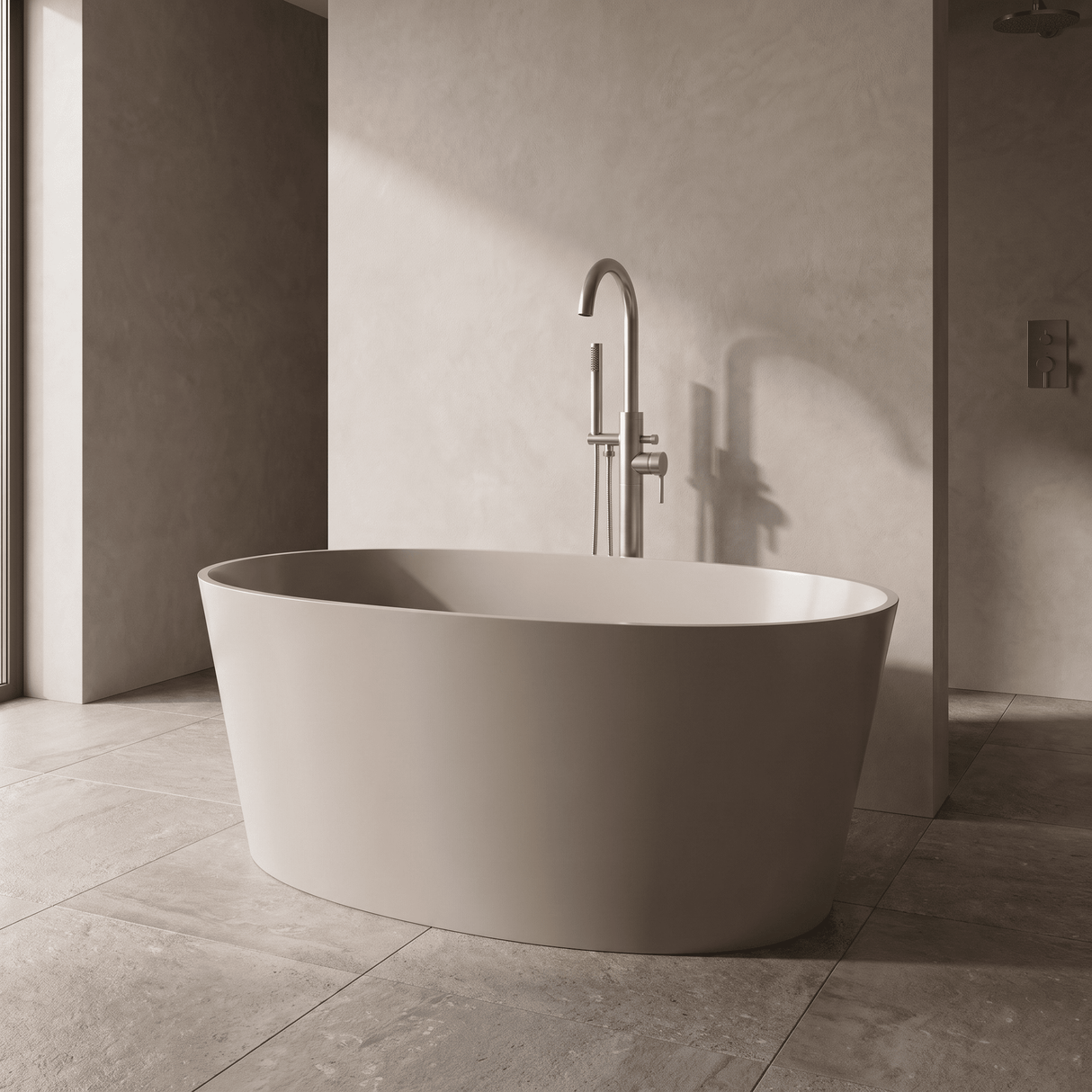 [BBB073F] Kingswinford Modern Freestanding Bath, 1510 x 710mm, Choice of Colour - Lifestyle 1