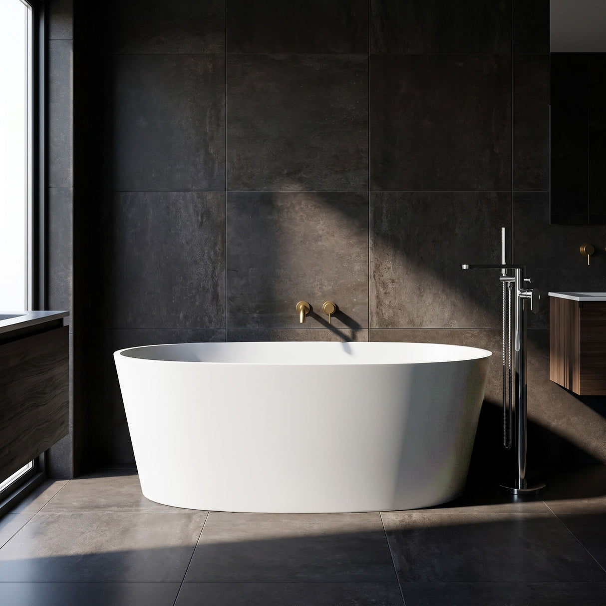[BBB073IG] Kingswinford Modern Freestanding Bath, 1510 x 710mm, Choice of Colour - Silo
