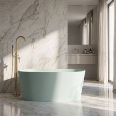 [BBB073MG] Kingswinford Modern Freestanding Bath, 1510 x 710mm, Choice of Colour - Silo