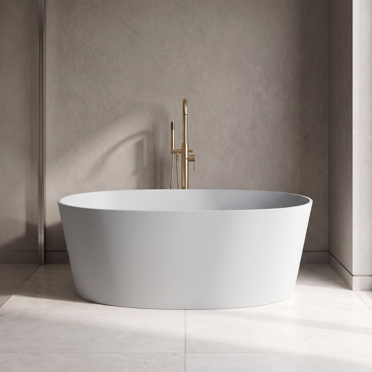 [BBB073PG] Kingswinford Modern Freestanding Bath, 1510 x 710mm, Choice of Colour - Lifestyle 3