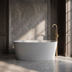 [BBB073PG] Kingswinford Modern Freestanding Bath, 1510 x 710mm, Choice of Colour - Silo