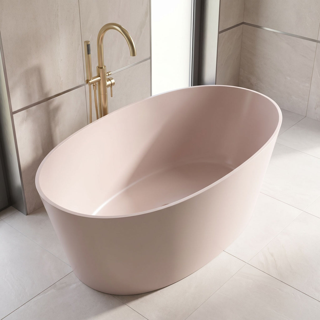 [BBB073PP] Kingswinford Modern Freestanding Bath, 1510 x 710mm, Choice of Colour - Lifestyle 2