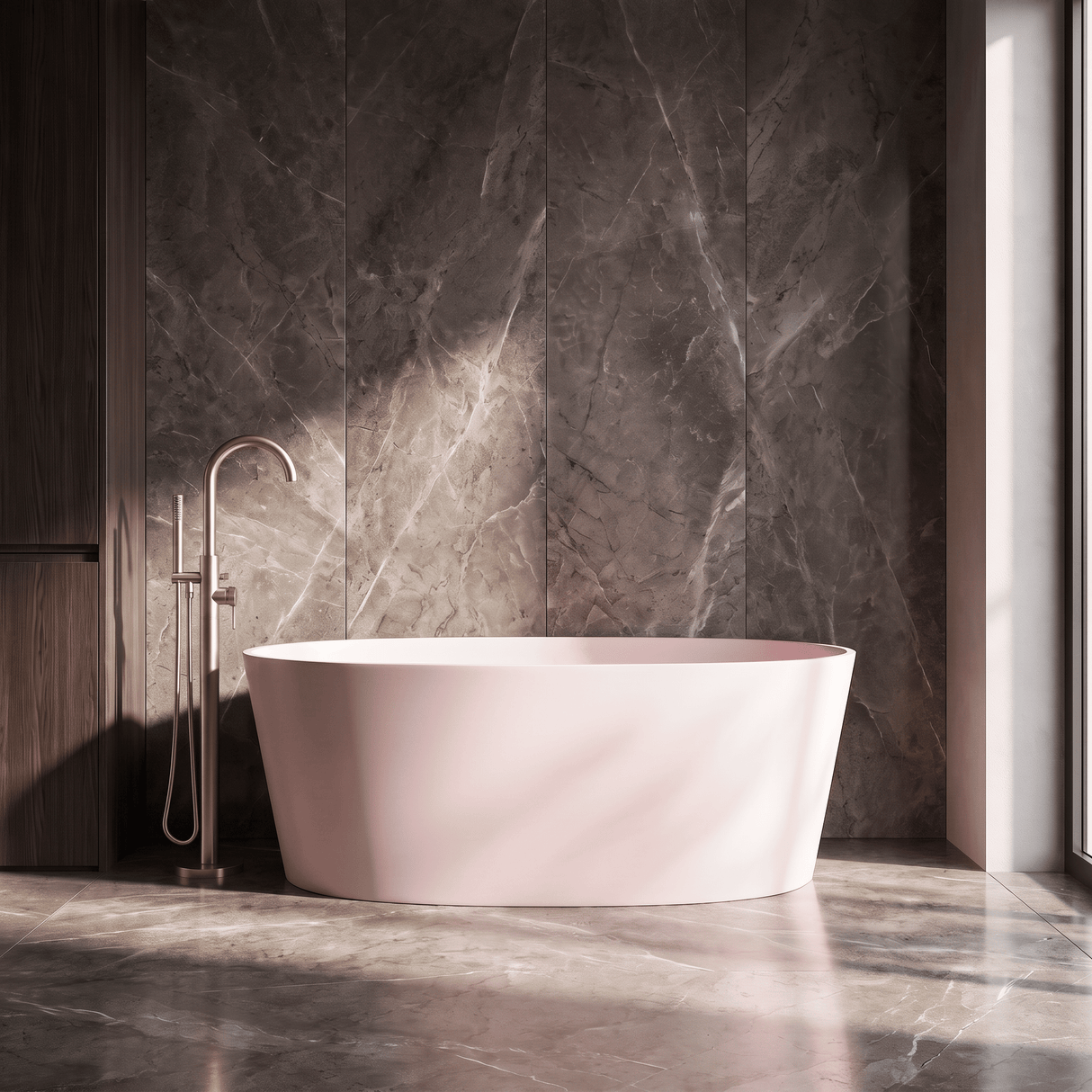 [BBB073RB] Kingswinford Modern Freestanding Bath, 1510 x 710mm, Choice of Colour - Silo
