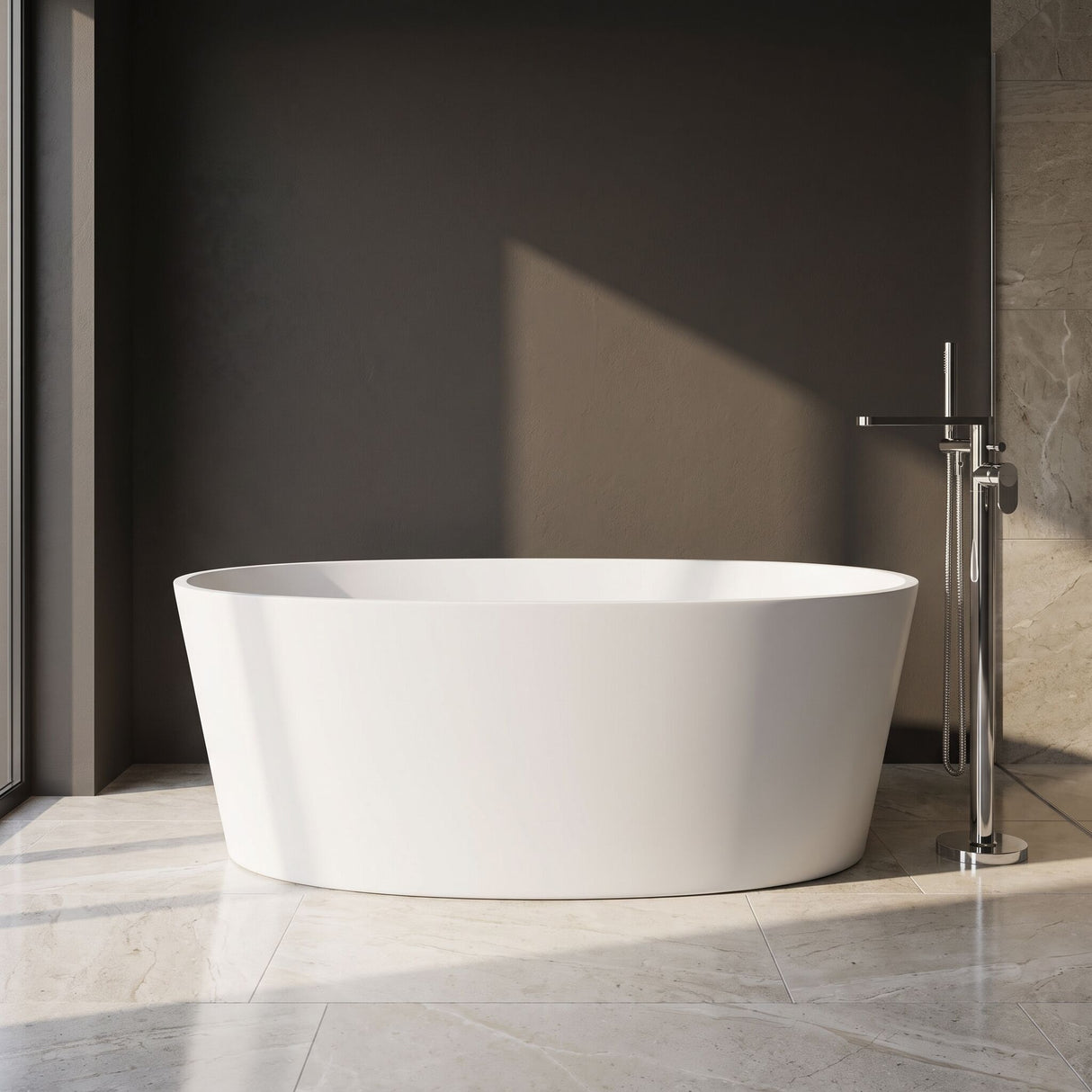 [BBB073] Kingswinford Modern Freestanding Bath, 1510 x 710mm, Choice of Colour - Silo