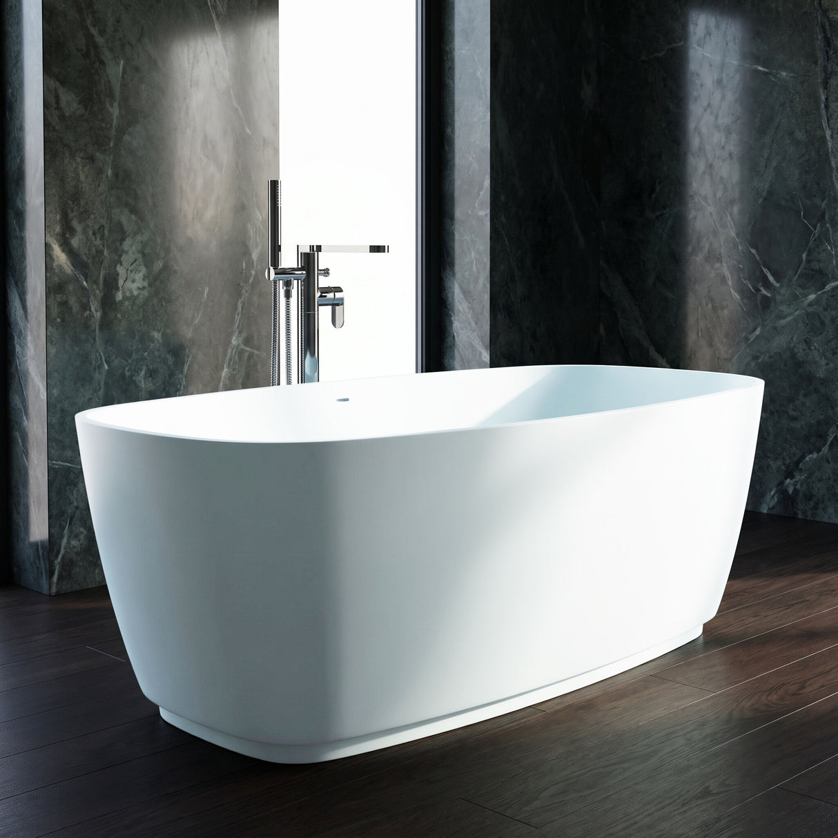 [BBB075AB] Tamworth Compact Freestanding Bath, 1495 x 720mm, Choice of Colour - Lifestyle 3