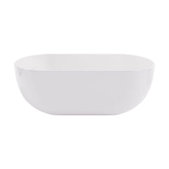 [BBB076] Balterley Tettenhall Freestanding Luxury Oval Double Ended Bath, 1665 x 780mm - Polished White - Cutout